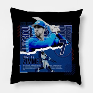 bradley zimmer baseball Pillow