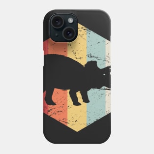 Retro 70s Triceratops Phone Case