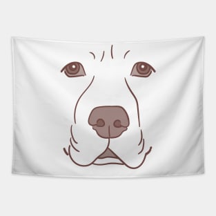 Labrador Face Funny Dog Halloween Costume Tapestry