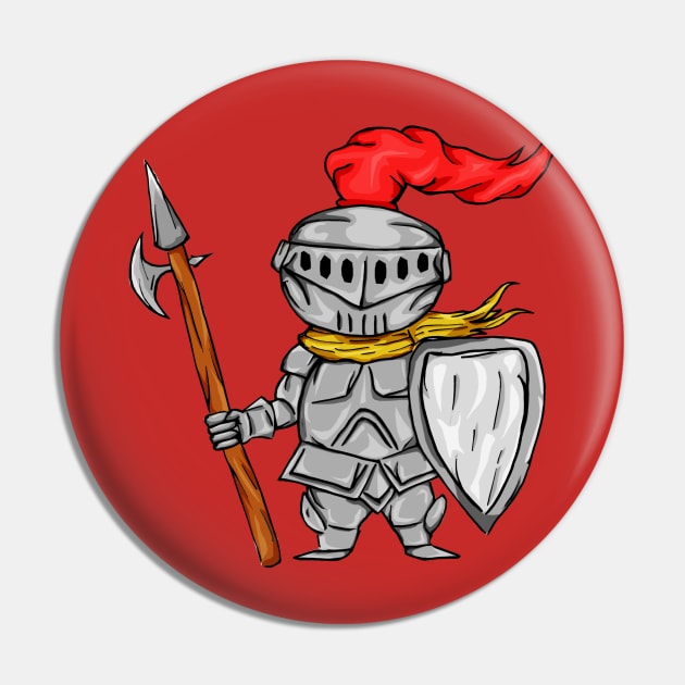 A Little Knight Pin by fixedthor