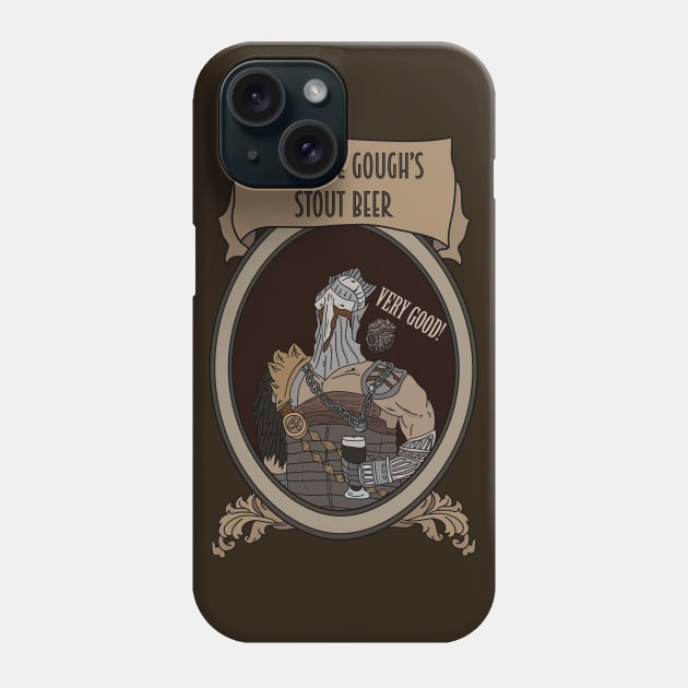 Dark Souls - Hawkeye Gough's Stout Beer Phone Case by DigitalCleo