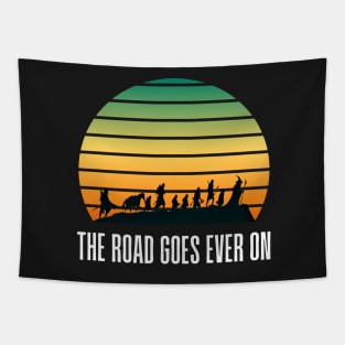 The Road Goes Ever On - Fellowship Tapestry