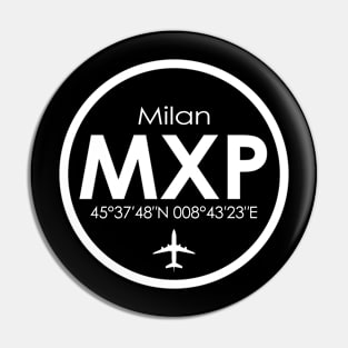 MXP, Milan Malpensa Airport, Italy Pin