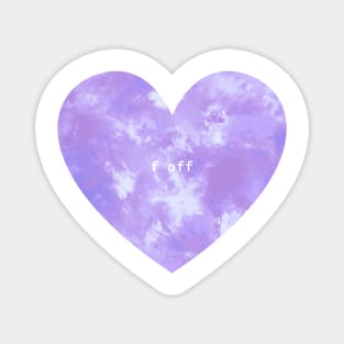 DYE HEART F OFF Magnet