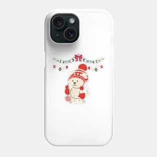 Merry Christmas teddy Phone Case