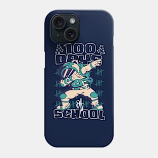 100 Days of school featuring an Astronaut Dabbing #6 Phone Case