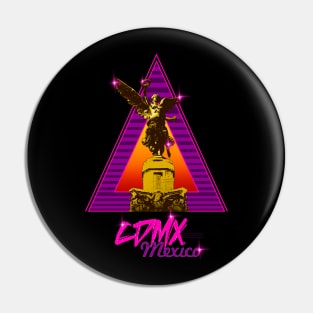 Cdmx retro wave Pin