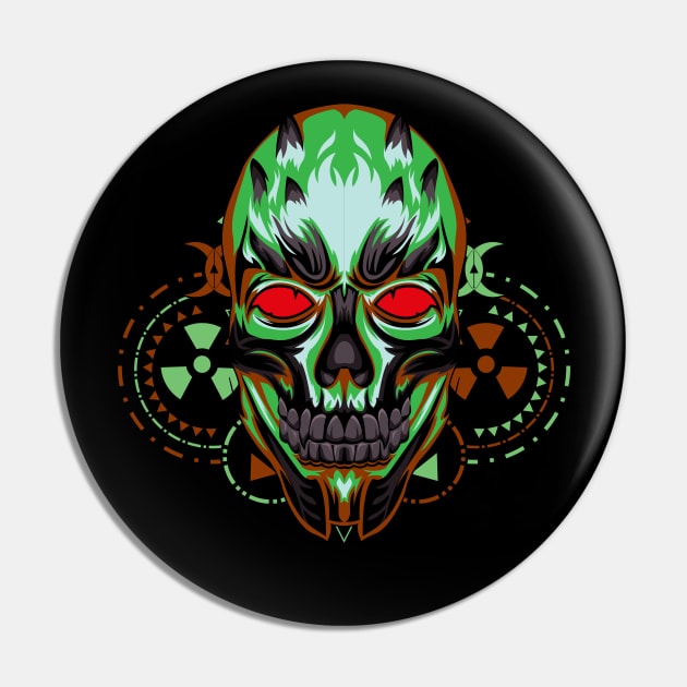 skull mask face Pin by SHINIGAMII