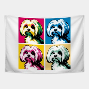 Maltese Pop Art - Dog Lover Gifts Tapestry