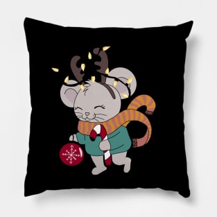 Mouse Christmas Pillow