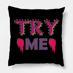 Try me! Malcolm x - Challenge - Motivation - Short Quotes Pillow