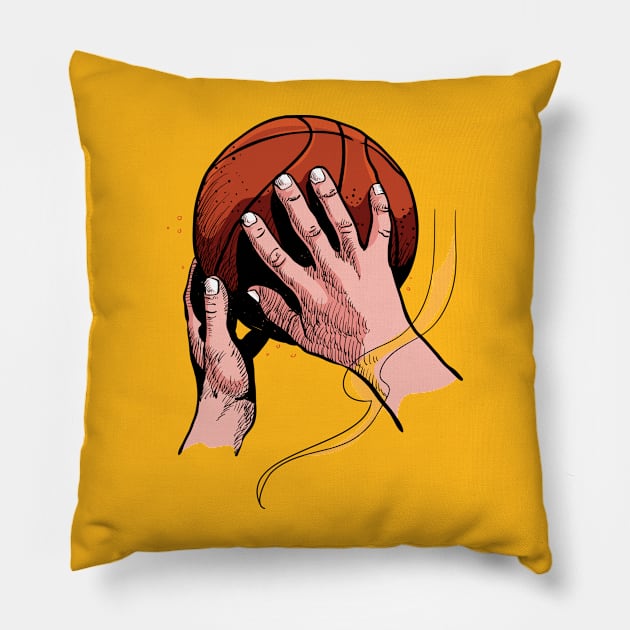 Basketball Shooting Pillow by Mulyadi Walet