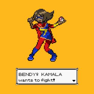 Bendy Girl Kamala Wants to Battle! T-Shirt