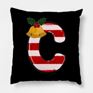 Letter C (Christmas Alphabet) Pillow