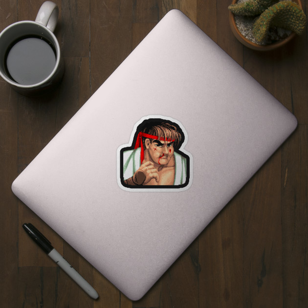 Street Fighter 3.3 - Ryu Sticker by Den23