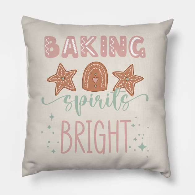 Baking Spirits Bright Pillow by Unified by Design