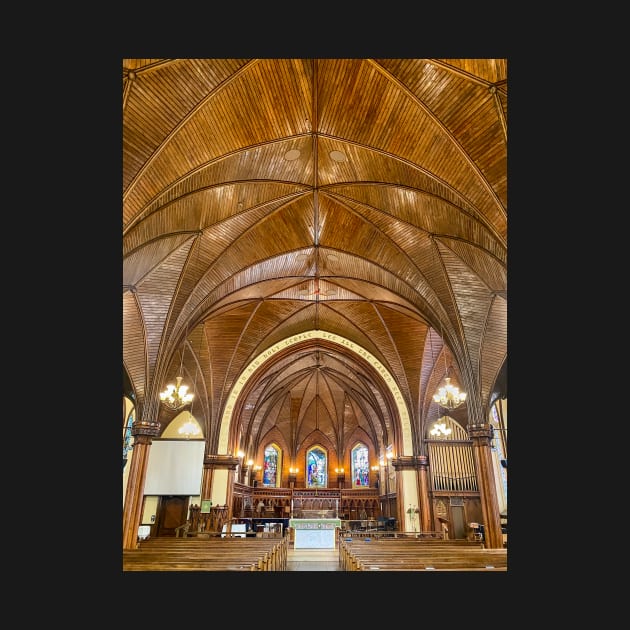 St Paul Parish Interior Charlottetown PEI by Debra Martz