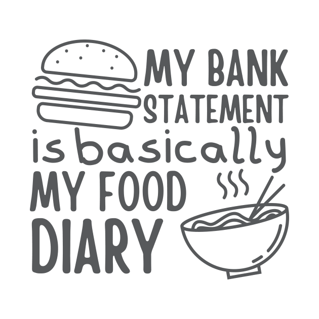 My Bank Statement Is Basically My Food Diary Ramen and Burger by pingkangnade2@gmail.com