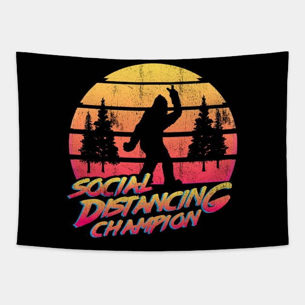 Social Distancing Champion 2020 Tapestry by G! Zone