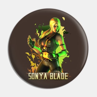 Sonya Blade Pin