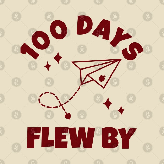 100 Days Flew By - Happy 100 Days Of School celebration party by Petalprints