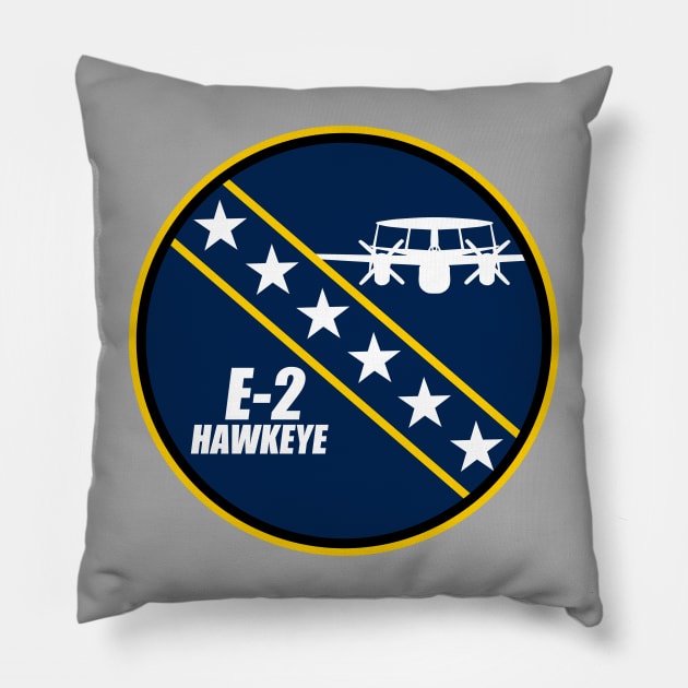 E-2 Hawkeye Patch Pillow by Tailgunnerstudios
