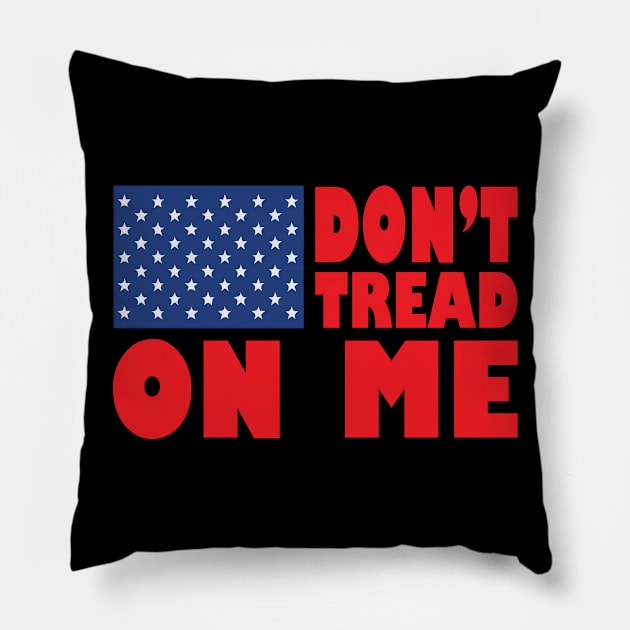 dont tread on me Pillow by teestaan