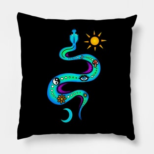 Celestial snake Pillow