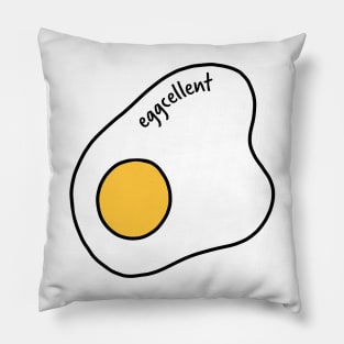 Eggcellent Egg Pun Pillow