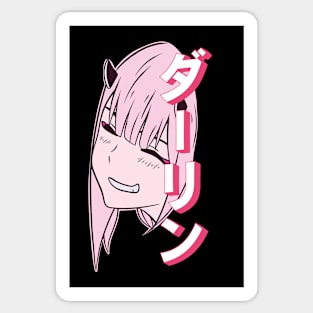 cute Zero two - Darling in the Franxx Sticker for Sale by Kami-Anime