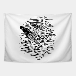 ballena jorobada Tapestry