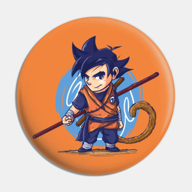 Son Goku Chibi - Goku - Pin | TeePublic Son Goku Chibi - Goku - Pin | TeePublic