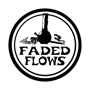 Faded Flows - Black Logo T-Shirt