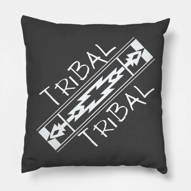 Tribal Slant Pillow by MrPhilFox