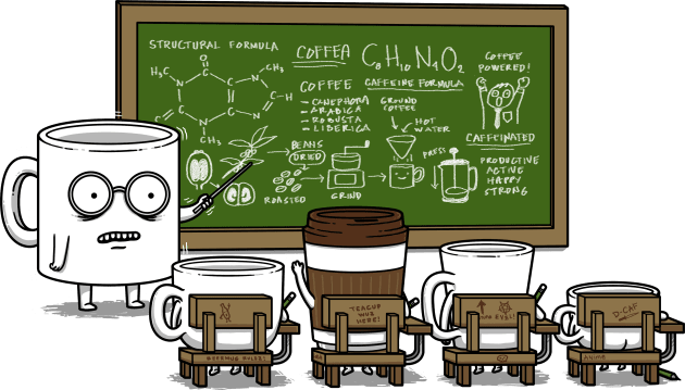 Coffee 101 Kids T-Shirt by pigboom