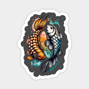 Arowana lucky fish lover Magnet