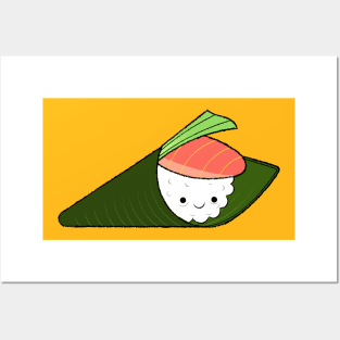 Kawaii Japanese Bento Box Sushi Poster for Sale by rustydoodle