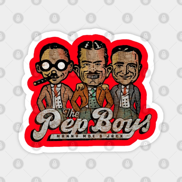 PEP BOYS old and glorious Vintage Magnet by Midcenturydave