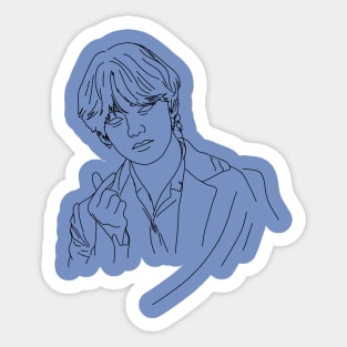 Sips in gucci* BTS V Taehyung  Sticker by bethannyJune