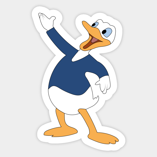 Donald Duck - Disney Animation - Sticker | TeePublic Donald Duck - Disney Animation - Sticker | TeePublic