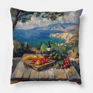 Mediterranean Coast Pillow