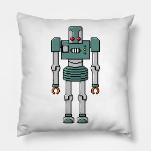 Pixel Robot 201 Pillow