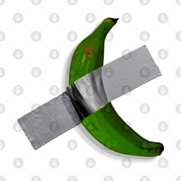 Duct tape plantain by inshapeuniverse