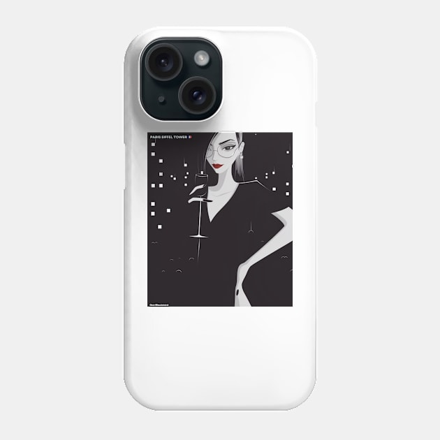 the girl from paris Phone Case by JIUJITSU- BJJ