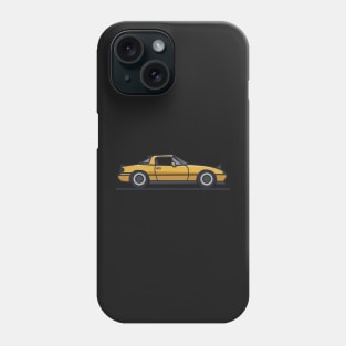 Sunburst yellow miata Phone Case