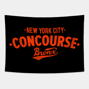 Concourse Bronx lettering - NY Apparel Tapestry