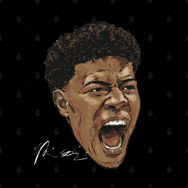 Rui Hachimura Los Angeles L Scream by danlintonpro