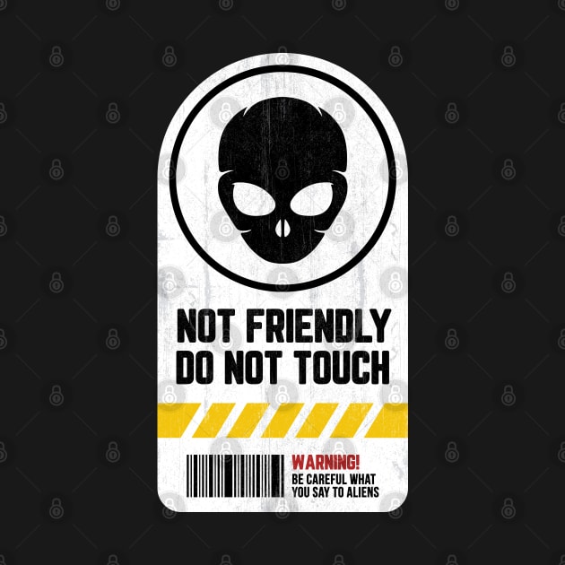Not Friendly Do Not Touch by DimDesArt