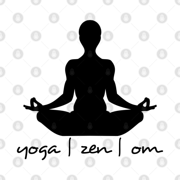 Yoga-zen-om posture by ZenNature