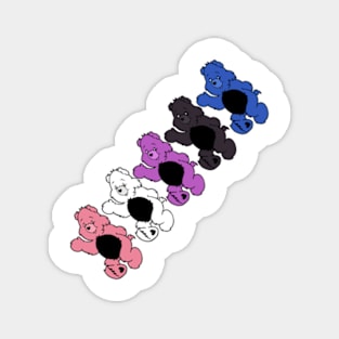 Genderfluid Bears Magnet